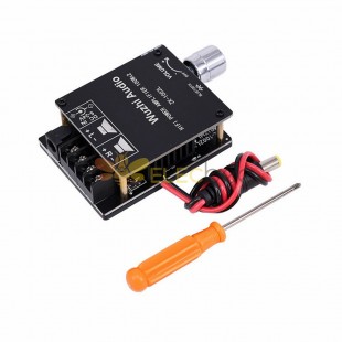1002L MINI 2x100W TPA3116 Bluetooth 5.0 Digital Power Amplifier Board mit Schalter und einstellbarer Lautstärke mit Shell