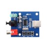10pcs PCM2704USB 사운드 카드 DAC 디코더 USB 입력 동축 섬유 하이파이 사운드 카드 디코더 (C6B4)