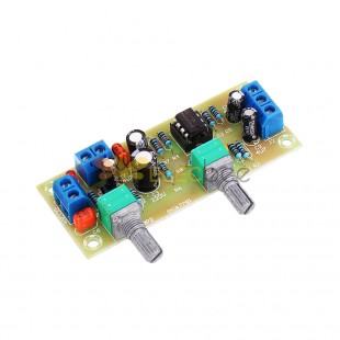 10pcs Single Power Supply DC10-24V 22Hz-300Hz Subwoofer Preamp Board Low Pass Filter Module
