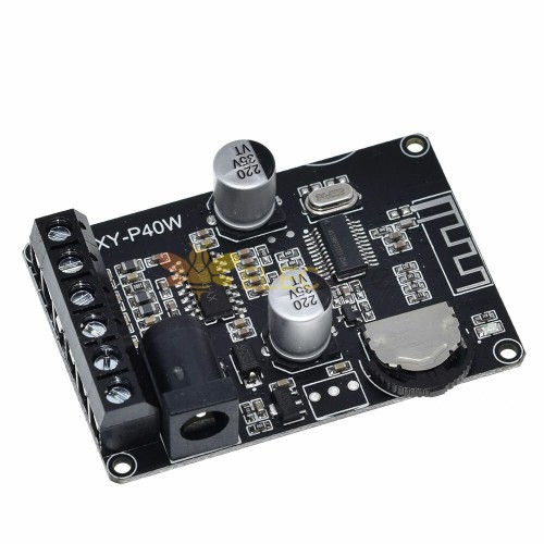 10pcs XY-P40W 40Wx2 Dual Channel bluetooth 5.0 Stereo Audio Power Digital Amplifier Board DIY Amplifier DC5-24V without Shell