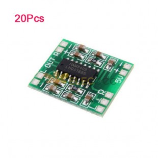 20 piezas PAM8403 placa amplificadora de potencia USB Digital en miniatura 2,5 V - 5 V