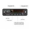 3Pcs 5V 블루투스 5.0 MP3 디코더 LED 스펙트럼 디스플레이 APE 무손실 디코딩 TWS 지원 FM USB AUX EQ 자동차 액세서리