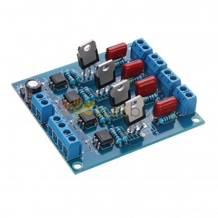 Placa de isolamento de amplificador de transistor de saída CC PLC de 4 canais
