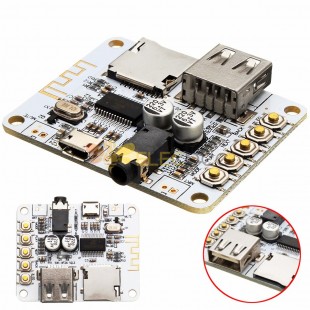 5 قطعة SANWU® bluetooth Audio Receiver Digital Amplifier Board مع منفذ USB فتحة بطاقة TF