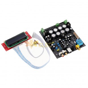 AK4490 + AK4118 + OP AMP NE5532 Decodificador Soft Control DAC Audio Decoder Board D3-003 Ohne USB-Tochterkarte