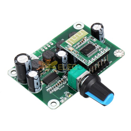 Bluetooth 4.2 TPA3110 30W + 30W Module de carte d\'amplificateur de puissance Audio stéréo numérique 12V-24V voiture pour haut-parleur USB haut-parleur Portable