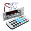DC 12V / 5V MP3 Decode Board LED USB AUX FM bluetooth Radio Amplificador con control remoto