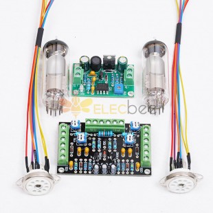 Kits de indicador de nivel de tubo DC12V / AC250V 6E1 de doble canal para placa de Audio amplificador de tubo 6E1 Drive DIY 250V