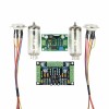 Kits de controlador de indicador de tubo 6E2 de doble canal amplificador indicador de nivel de placa DIY Audio fluorescente DC 12V bajo voltaje