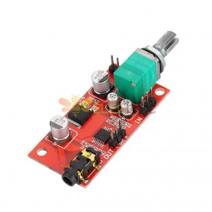MAX4410 Kulaklık Amplifikatör Kurulu Kulaklık Amplifikatör Mini Amp, Pre-amplifikatör Tek Pil Gücü NE5532 Değiştirin