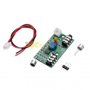 Módulo amplificador de microfone captador de microfone ganho ajustável circuito amplificador de áudio placa amplificador de sinal AC