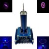 Música bobina Tesla carcasa acrílica arco Plasma altavoz transmisión inalámbrica juguete de escritorio Experimental modelo azul With Bluetooth