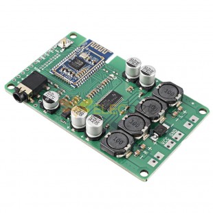 TWS Carte d'amplificateur de puissance sans fil Bluetooth 5.0 2x15W / 10W Prise en charge audio AUX Changement de nom et de mot de passe DC 12V avec fonction d'appel