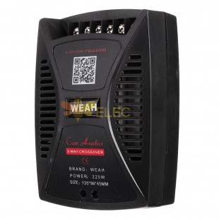WEAH-5301 مقسم تردد صوت السيارة عالي متوسط ​​منخفض ثلاثي الاتجاه كروس جودة الصوت