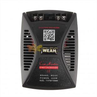 WEAH-81 Car Heavy Bass Frequency Divider High and Low Two-way Two Bass Crossover Upgrade Tool