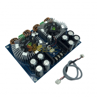 XH-M254 High Power TDA8954TH 420 Вт * 2 Двухъядерный цифровой усилитель мощности Плата аудиоусилителя с вентилятором