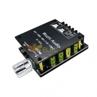 ZK-1002L Mini HIFI Power Amplifier Board bluetooth 5.0 طاقة عالية 100W 2.0 ثنائي القناة صوت ستيريو وحدة