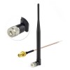 3dBi Anten WiFi Kablosuz SMA Konektörü ve 15cm SMA Pigtail Kablo