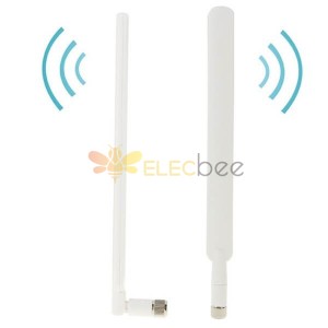 20 adet 5dBi SMA Erkek Fiş 2.4G Omni Yönlü WiFi Anteni