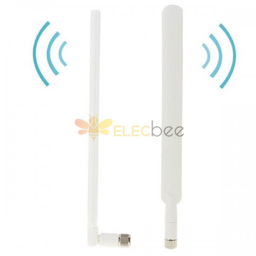 20pcs 5dBi SMA Male Plug 2.4G Antenne WiFi Omnidirectionnelle