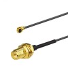8dBi 2.4GHz 5.8GHz WiFi RP-SMA Antenna,15cm IPEX IPX U.FL Adapter Cable