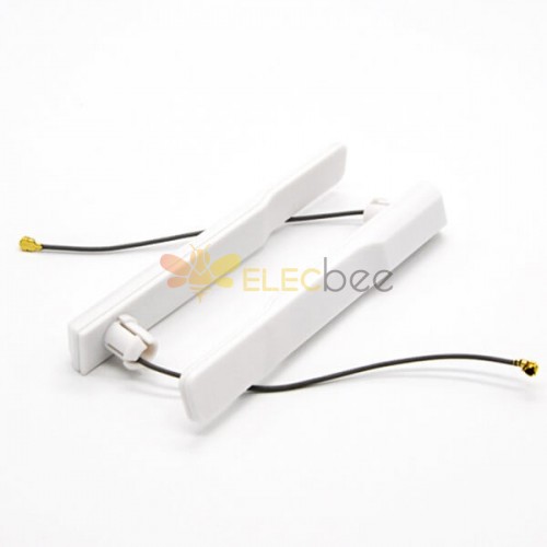 20pcs Active White Applanate Body 2.4~2.5GHz Antenna with 1.13 IPEX /UFL