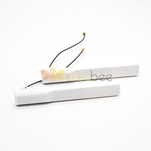 Active White Applanate Body 2.4~2.5GHz Antenna with 1.13 IPEX /UFL