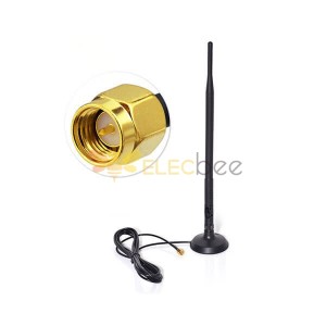 Antenne 2.4GHz WiFi/GSM 3G /4G LTE Wide Band High Gain Omni Directional Wireless Signal Booster Amplificateur Modem