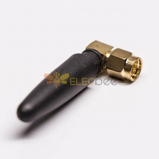20pcs Right Angle Antenna Connector with SMA Male for Wireless Router 2.4G