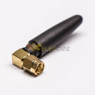 Right Angle Antenna Connector with SMA Male for Wireless Router 2.4G