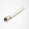 White Wifi 2.4Ghz Antenna Foldable With N Male Connector