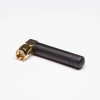 WIFI Antenna 2.4G Black Antenna with Angled SMA Male for Wireless Router