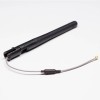 WIFI Antenna 2.4Ghz 5Ghz 2dbi Dual Band Black with IPEX Cable
