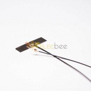 20pcs WIFI Antenna for Smart TV 2.4G Cupronickel Solder Black Cable RF1.13 to IPEXⅠ