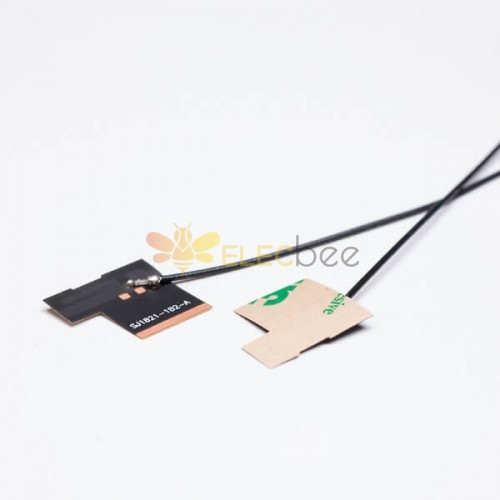 5pcs Wifi Antennas 2.4G FPC Antenna plate with Black Coax Cable RF1.13+TD