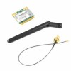 WiFi Foldable Antenna with SMA-UFL for 1.13 coax cable