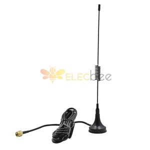 3 Meter RG174 GPRS GSM Antenne SMA Stecker Kabel 900/1800 MHz Antenne Magnetfuß für Autoradio Amateurfunk Netzwerksystem