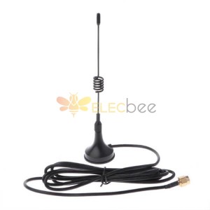 20 Stück 433 MHz GSM GPRS Antenne 5 dBi männlich Rg174 Kabel 1,5 m Magnetfuß für Amateurfunk