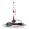 433Mhz GSM GPRS Antenna 5dBi Male Rg174 Cable 1.5M Magnetic Base for Ham Radio