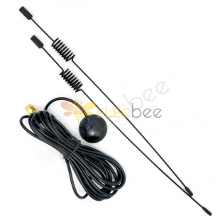 790-2690MHz Sucker Antenna SMA Male Connector with RG174 Cable Magnetic Base Antenna