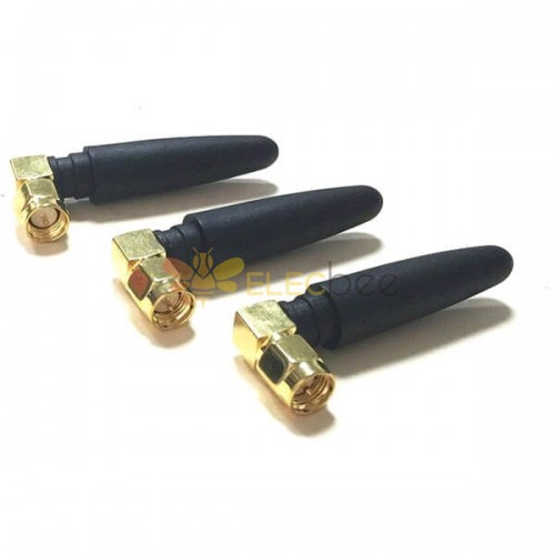 20pcs GSM 3G Antenna 3dBi short rod-like 900/1900 MHZ SMA Male Right Angle Connector