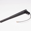 High Gain GSM omni Antenna 3Dbi Outdoor Black Wireless avec IPEX Coax Cable