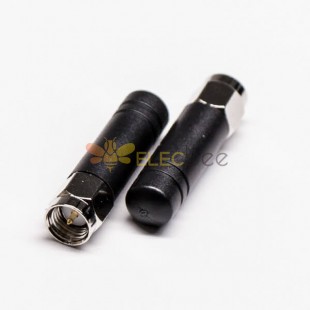 20pcs 2.4G Antenna Small Pepper Module Straight SMA Male Black with Nickel Plating
