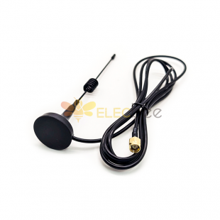 315/433 MHz Antenna 3dBi SMA Plug with Magnetic Base 1.5m Cable