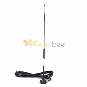 315 MHz PCB Antenna Dipole Antenna RP SMA Mâle avec Booster de signal de base magnétique