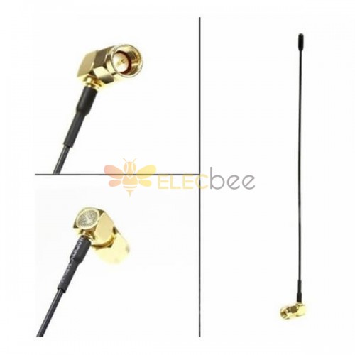 20pcs 3dBi 433 Antenna with SMA Right Angle Plug Connector