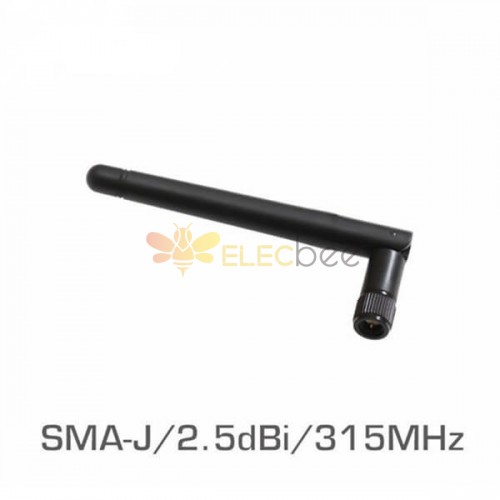 20 Stück 3 dBi SMA kleine flexible Gummi-433-MHz-Antenne