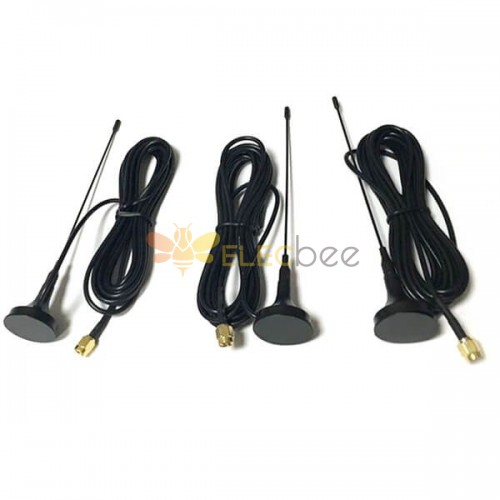 20pcs 433 Dipole Antenna 3dBi with SMA Male Omni Antenna for RG174 Cable 3M
