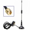433 MHz Dipol Anten 3dBi Uzun Menzilli SMA Erkek Manyetik Tabanlı Anten