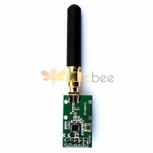 433 MHz Yarım Dalga Antenli RF Alıcı-Verici Modülü Ile SMA Konektör Anteni